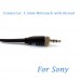 YAM Black HM3-C4W Headset Microphone For  SONY Wireless Mirophones