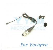 YAM Black LM2-C3P Lavalier Microphone For Vocopro Wireless Microphone