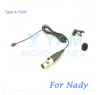 YAM Black LM2-C4Z Lavalier Microphone For Nady Wireless Microphone