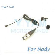 YAM Black LM2-C4Z Lavalier Microphone For Nady Wireless Microphone
