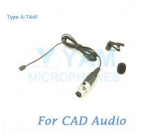 YAM Black LM2-C4CA Lavalier Microphone For CAD Audio Wireless Microphone