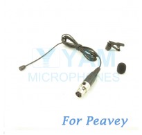 YAM Black LM2-C4Q Lavalier Microphone For Peavey Wireless Mirophone