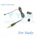 YAM Black LM2-C4Z Lavalier Microphone For Nady Wireless Microphone