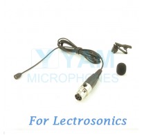 YAM Black LM2-C5L Lavalier Microphone For Lectrosonics Wireless Microphone
