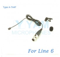 YAM Black LM2-C6K Lavalier Microphone For Line 6 Wireless Microphone