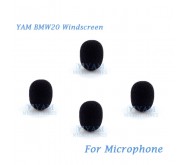 YAM BMW20 Mic Foam Windscreen For Black Headset Lapel Tie-clip Microphones