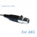 YAM Black EM2-C3A Earset Microphone For AKG Wireless Microphone Designed For Children