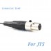 YAM Black Y608-C4J Instrument Microphone For JTS Wireless Microphone