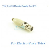 YAM C4AV-B Microdot Adapter FOR DPA Fit Electro Voice Telex Bodypack Transmitter