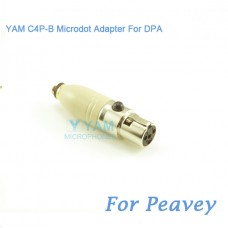 YAM C4P-B Microdot Adapter FOR DPA Fit Peavey Bodypack Transmitter