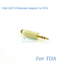 YAM C4ST-B Microdot Adapter FOR DPA Fit TOA Bodypack Transmitter