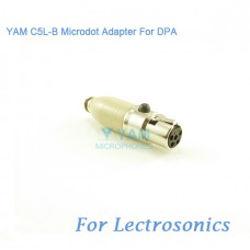 YAM C5L-B Microdot Adapter FOR DPA Fit Lectrosonics Bodypack Transmitter