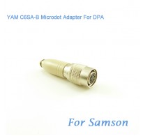 YAM C6SA-B Microdot Adapter FOR DPA Fit Samson Bodypack Transmitter