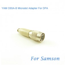 YAM C6SA-B Microdot Adapter FOR DPA Fit Samson Bodypack Transmitter