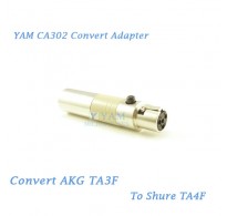 YAM CA302 Convert AKG TA3F to SHURE TA4F Wireless Bodypack Transmitter