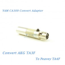 YAM CA309 Convert AKG TA3F to Peavey TA4F Wireless Bodypack Transmitter
