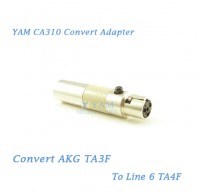 YAM CA310 Convert AKG TA3F to Line 6 TA4F Wireless Bodypack Transmitter