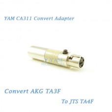YAM CA311 Convert AKG TA3F to JTS TA4F Wireless Bodypack Transmitter