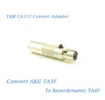 YAM CA312 Convert AKG TA3F to Beyerdynamic TA4F Wireless Bodypack Transmitter