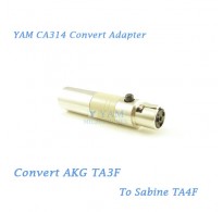 YAM CA314 Convert AKG TA3F to Sabine TA4F Wireless Bodypack Transmitter