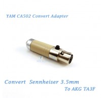 YAM CA502 Convert Sennheiser 3.5mm to AKG TA3F Wireless Bodypack Transmitter