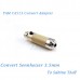 YAM CA513 Convert Sennheiser 3.5mm to Sabine TA4F Wireless Bodypack Transmitter