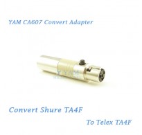 YAM CA607 Convert Shure TA4F to Telex TA4F Wireless Bodypack Transmitter