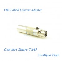 YAM CA608 Convert Shure TA4F to Mipro TA4F Wireless Bodypack Transmitter