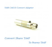 YAM CA610 Convert Shure TA4F to Peavey TA4F Wireless Bodypack Transmitter