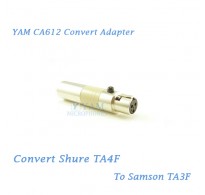 YAM CA612 Convert Shure TA4F to Samson TA3F Wireless Bodypack Transmitter