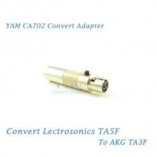 YAM CA702 Convert Lectrosonics TA5F to AKG TA3F Wireless Bodypack Transmitter