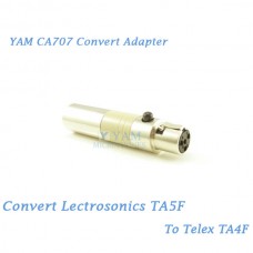 YAM CA707 Convert Lectrosonics TA5F to Telex TA4F Wireless Bodypack Transmitter