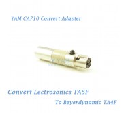 YAM CA710 Convert Lectrosonics TA5F to Beyerdynamic TA4F Wireless Bodypack Transmitter