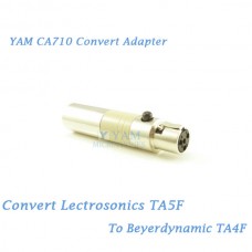 YAM CA710 Convert Lectrosonics TA5F to Beyerdynamic TA4F Wireless Bodypack Transmitter