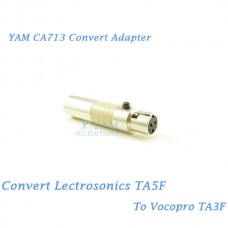YAM CA713 Convert Lectrosonics TA5F to  Vocopro TA3F Wireless Bodypack Transmitter
