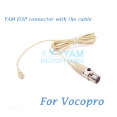YAM D3P Connector with the Cable For HM5 fit Vocopro Wireless Microphones
