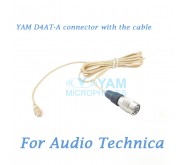 YAM D4AT Connector with the Cable For HM5 fit Audio Technica Wireless Microphones