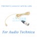YAM Beige HM5-C4AT Headset Microphone For Audio Technica Wireless Microphone