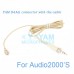 YAM Beige HM5-C4AU Headset Microphone For Audio2000S Wireless Microphone