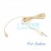 YAM Beige HM5-C4AZ Headset Microphone For Azden Wireless Microphone