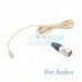 YAM Beige HM5-C4AZ Headset Microphone For Azden Wireless Microphone