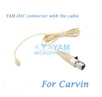 YAM D4C Connector with the Cable For HM5 fit Carvin Wireless Microphones