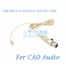 YAM Beige HM5-C4CA Headset Microphone For CAD Audio Wireless Microphone