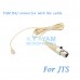 YAM Beige HM5-C4J Headset Microphone For JTS Wireless Microphone