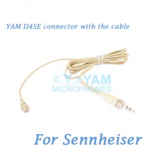 YAM D4SE Connector with the Cable For HM5 fit Sennheiser Wireless Microphones