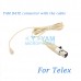YAM Beige HM5-C4TE Headset Microphone For Telex Wireless Microphone