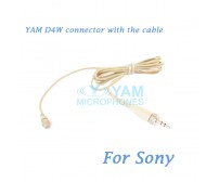 YAM D4W Connector with the Cable For HM5 fit Sony Wireless Microphones