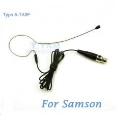 YAM Black EM1-C3N Headset Microphone For SAMSON Wireless Microphone