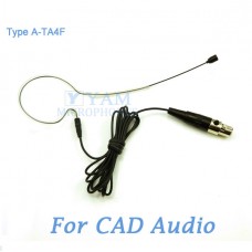 YAM Black EM1-C4CA Headset Microphone For CAD Audio Wireless Microphone