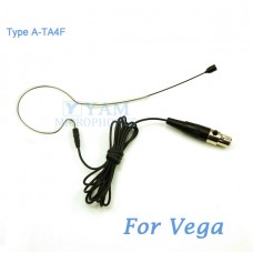 YAM Black EM1-C4G Headset Microphone For Vega Wireless Microphone